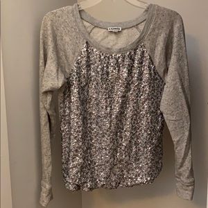Express sequin sweater